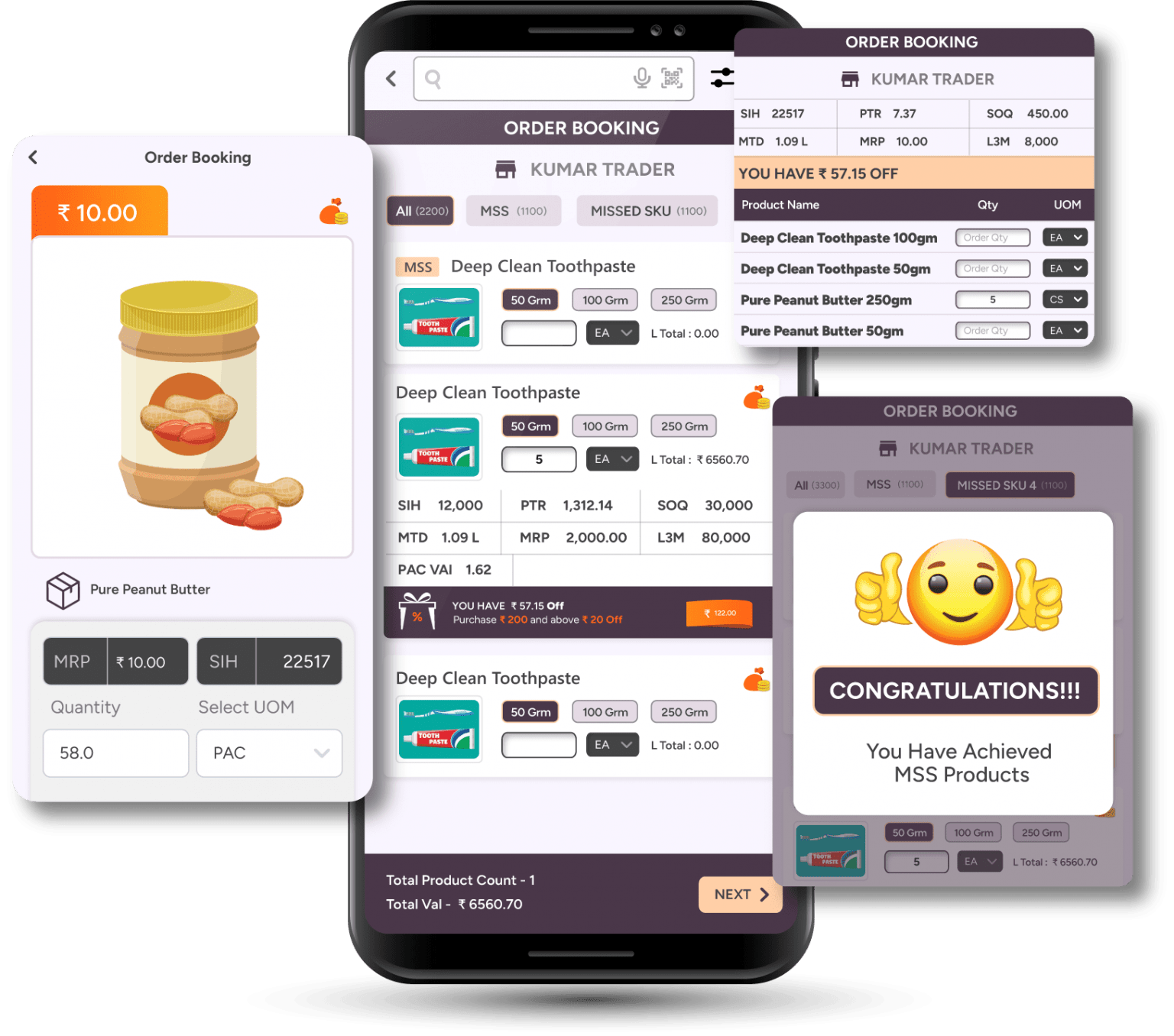 screenshot of Botree SFA